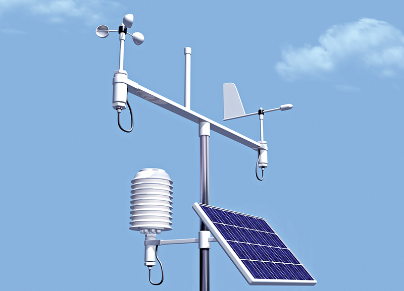 Smart Weather Station in operation